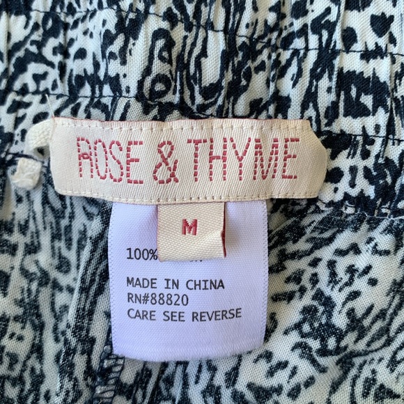 Rose & Thyme Boho Wide Leg Pants - Picture 5 of 13